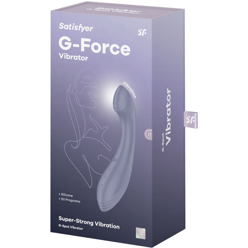 SATISFYER - G-FORCE ESTIMULADOR VIBRADOR G-SPOT ROSA