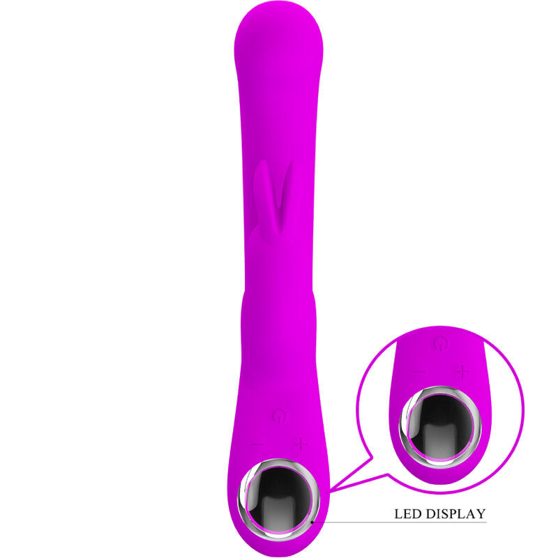 PRETTY LOVE - VIBRADOR DE COELHO LAMAR E PONTO G VIOLETA