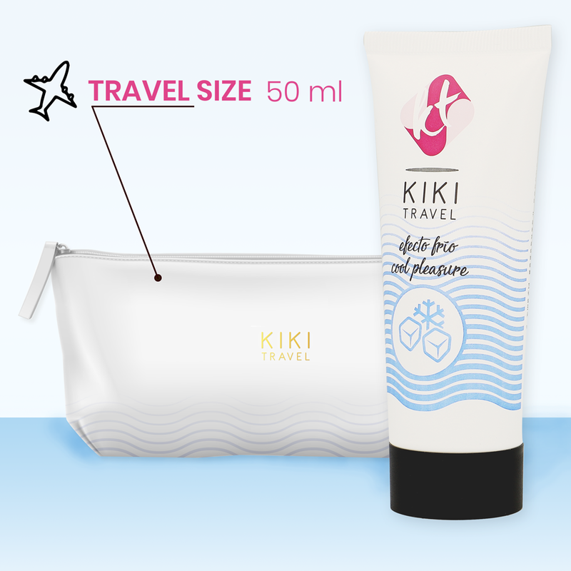 KIKÍ TRAVEL -  LUBRIFICANTE COM EFEITO DE REFRIGERAÇÃO 50 ML