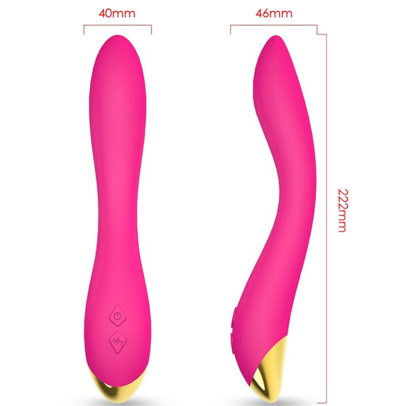 ARMONY - FLAMINGO VIBRADOR MULTPOSIÇÃO FÚCSIA