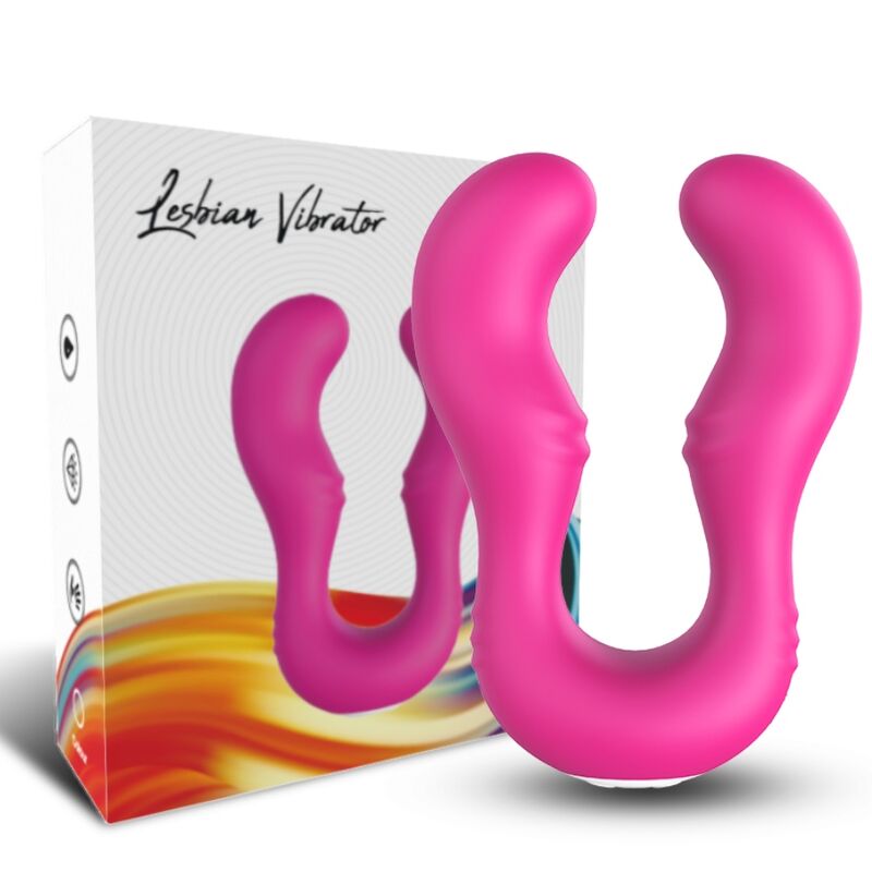 ARMONY - VIBRADOR SERAPH DUPLO CONTROLE REMOTO FÚCSIA