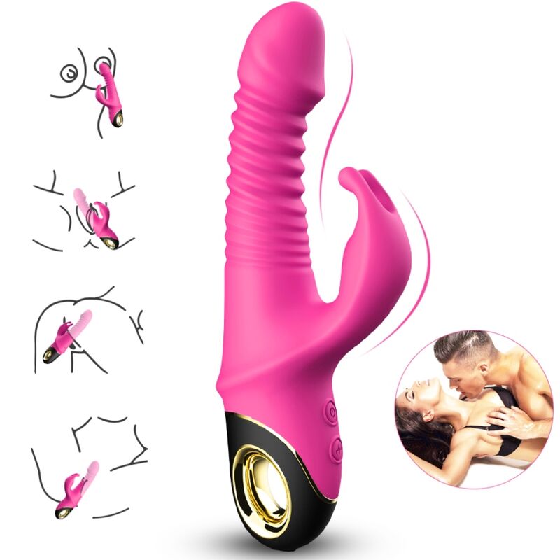 ARMONY - ZING DILDO VIBRADOR COELHO FÚCSIA