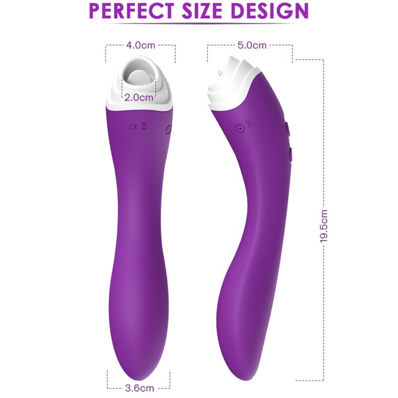 ARMONY - FAIRYLAND LAMINDO CLITOR VIBRANTE E VIBRADOR ROXO