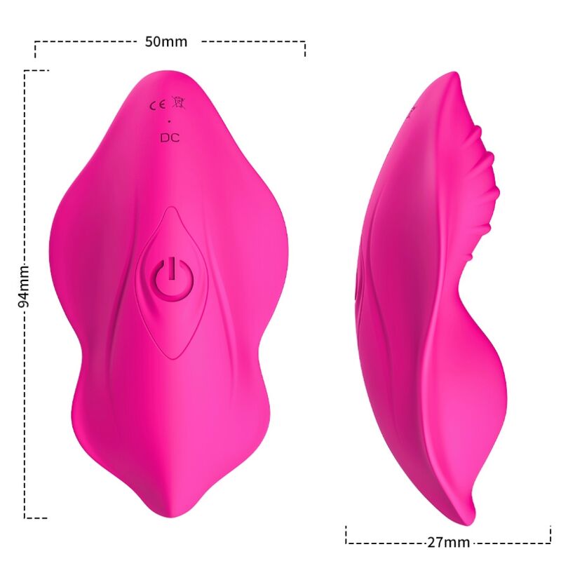 ARMONY - WHISPER WEARABLE CALÇAS VIBRADOR DE CONTROLE REMOTO FÚCSIA