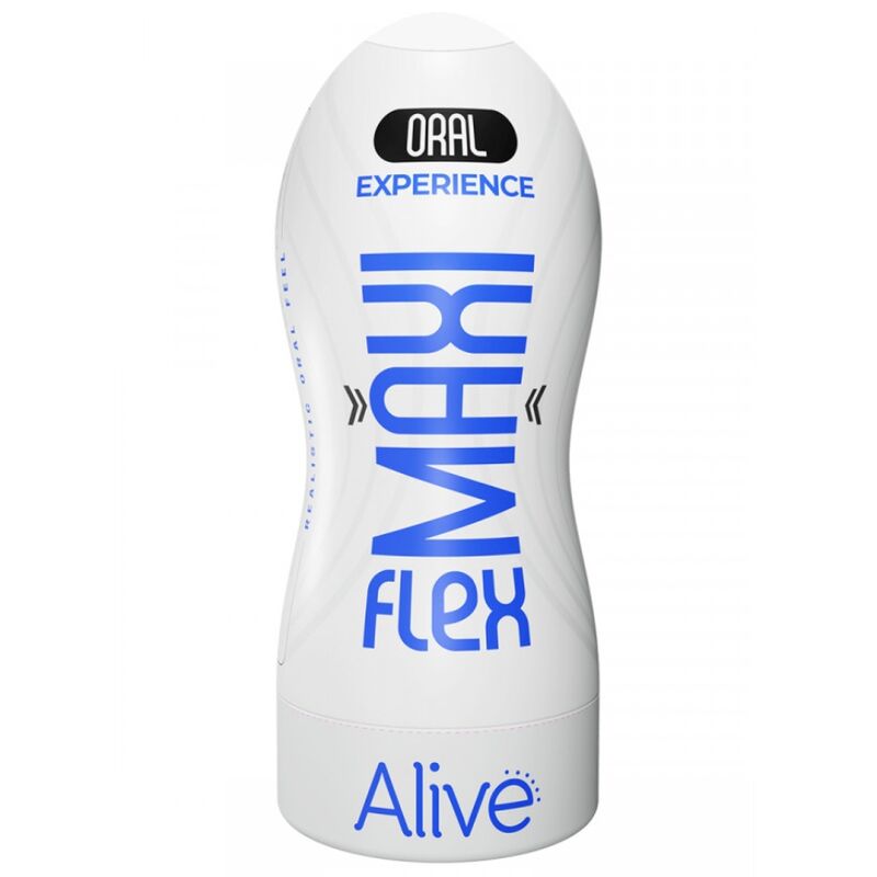 ALIVE - MAXI FLEX MASTURBADOR MASCULINO ORAL TAMANHO L