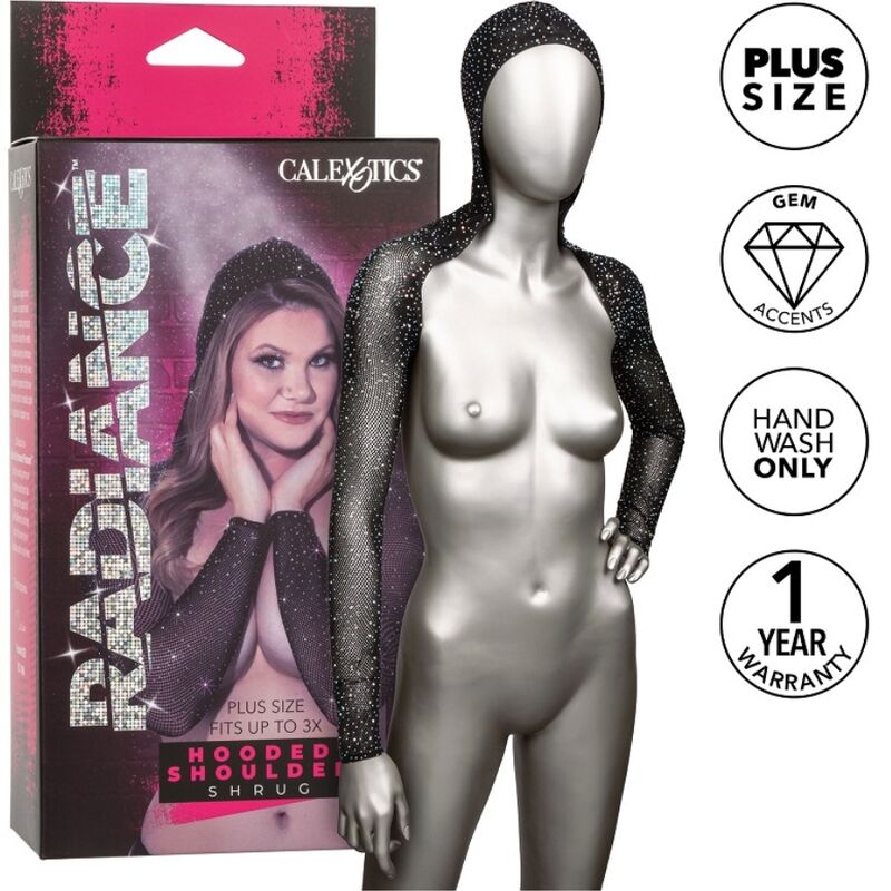 CALEXOTICS - RADIANCE OMBRO COM CAPUZ RHINE PLUS SIZE