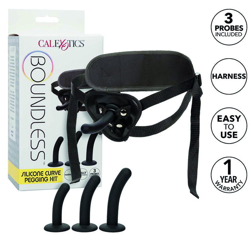 CALEXOTICS - BOUNDLESS KIT DE PEGGING DE CURVA DE SILICONE