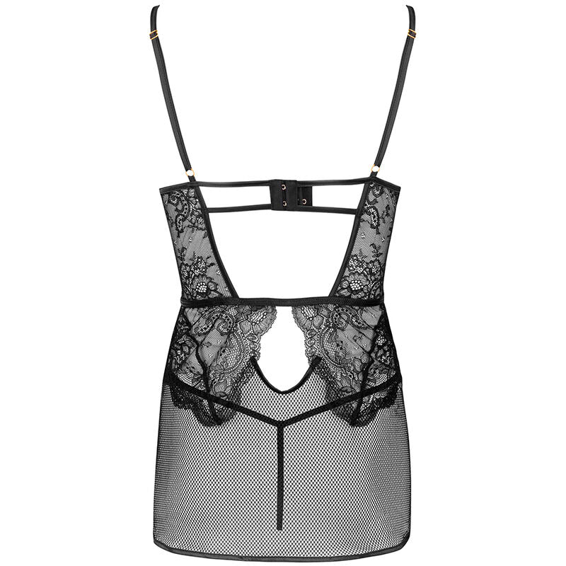 LIVCO CORSETTI FASHION - CAMISA BARIRIN LC 90633 + CALCINHA PRETA