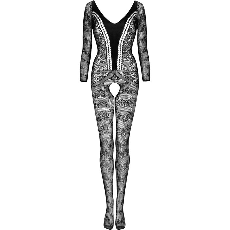 LIVCO CORSETTI FASHION - CORDILL LC 17358 BODYSTOCKING PRETO TAMANHO ÚNICO