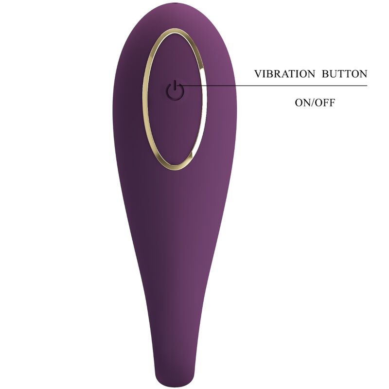 PRETTY LOVE - AUGUST VIBRADOR DE PRAZER DUPLO GLOBAL REMOTO