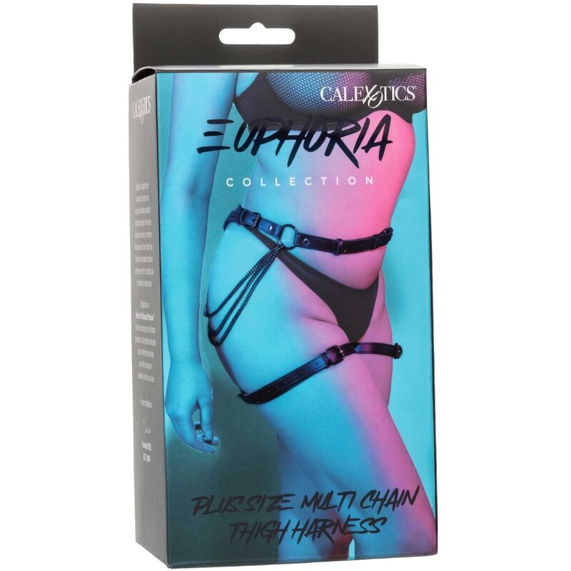 CALEXOTICS - EUPHORIA PLUS SIZE MULTI CHAIN ARNÊS DE COXA