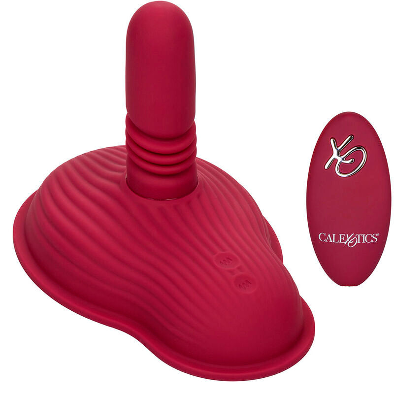 CALEXOTICS - RIDER MASSAGER DUPLO MOTOR CONTROLE REMOTO VERMELHO