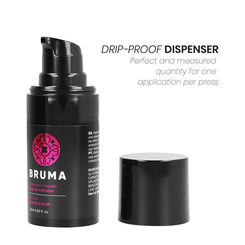 BRUMA - VIBRADOR LÍQUIDO ULTRA DESLIZANTE BUBBLEGUM 15 ML