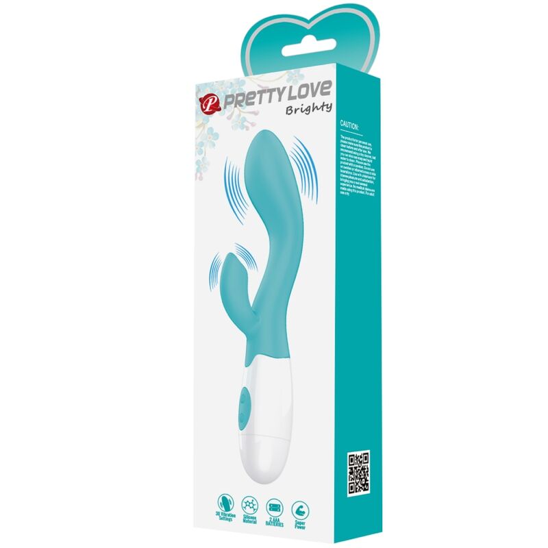 PRETTY LOVE - VIBRADOR BRILHANTE G-SPOT AQUA VERDE