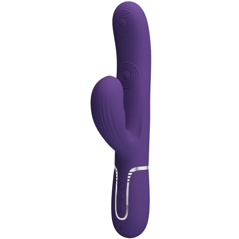 PRETTY LOVE - PERLITA VIBRADOR G-SPOT 3 EM 1 MULTIFUNO ROXO