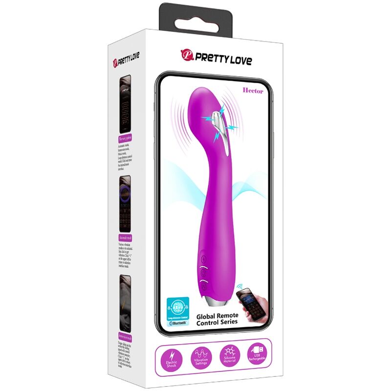 PRETTY LOVE - HECTOR ELECTROSHOCK VIBRADOR APLICATIVO GRATUITO VIOLETA