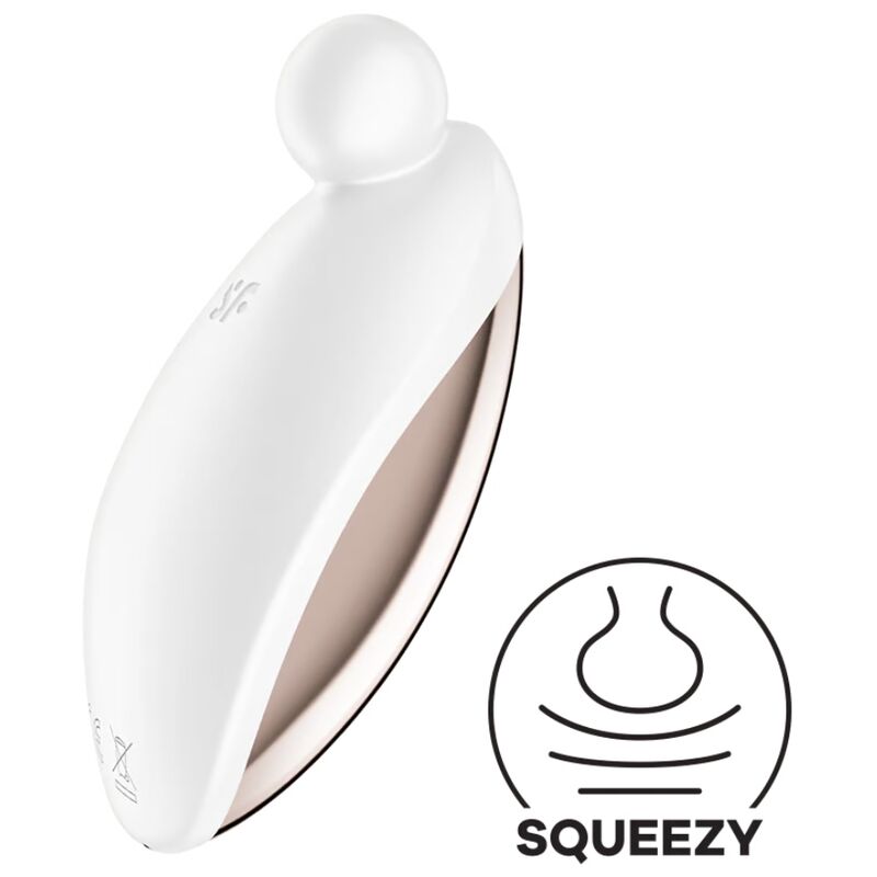 SATISFYER - SPOT ON 2 VIBRADOR LAY-ON BRANCO