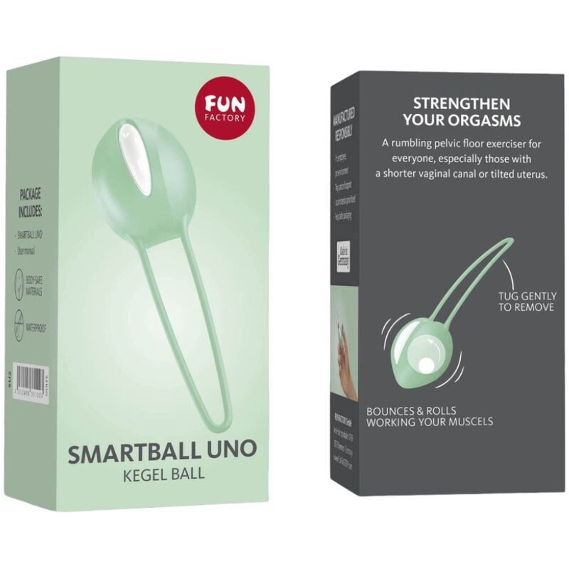 FUN FACTORY - SMARTBALL UNO PELVIC BALL BRANCO / PISTACHIO VERDE