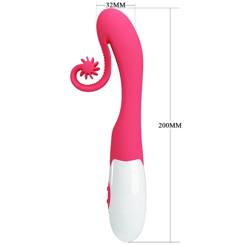 ROMANCE - VIBRADOR E ESTIMULADOR 30 VELOCIDADES COR-DE-ROSA