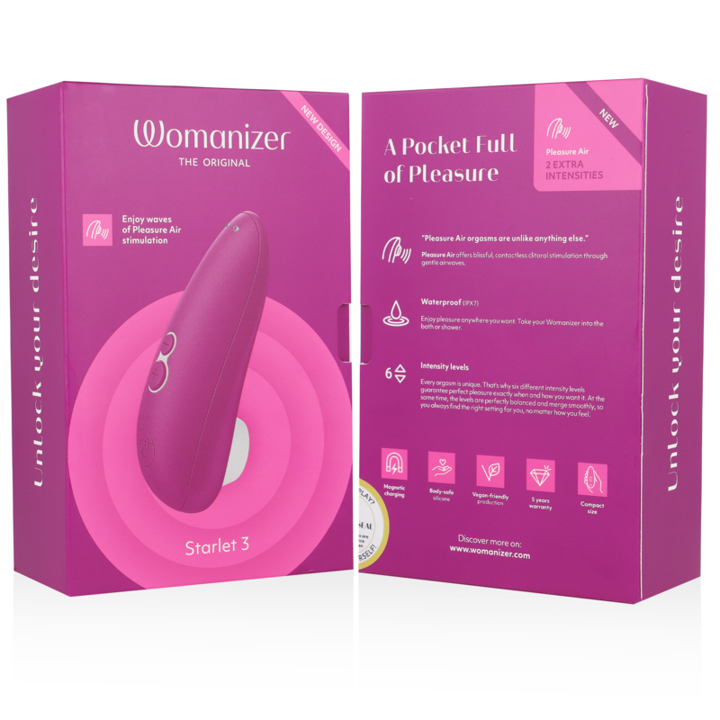 WOMANIZER - STARLET 3 ESTIMULADOR CLITORIAL VIOLETA