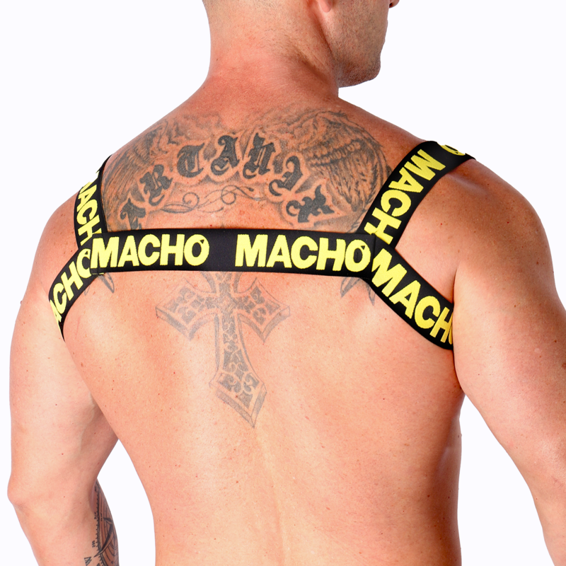 MACHO - ARNÊS DUPLO AMARELO