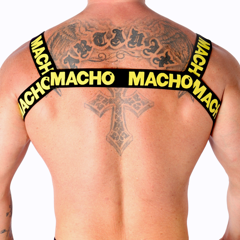 MACHO - ARNÊS DUPLO AMARELO