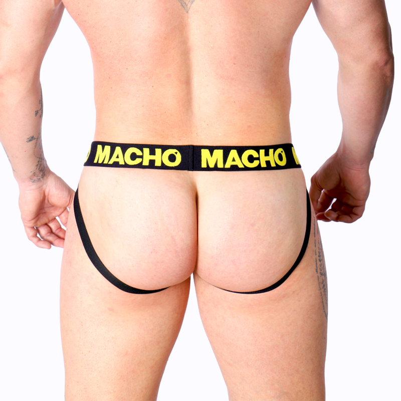 MACHO - MX25A JOCK LYCRA AMARELO S