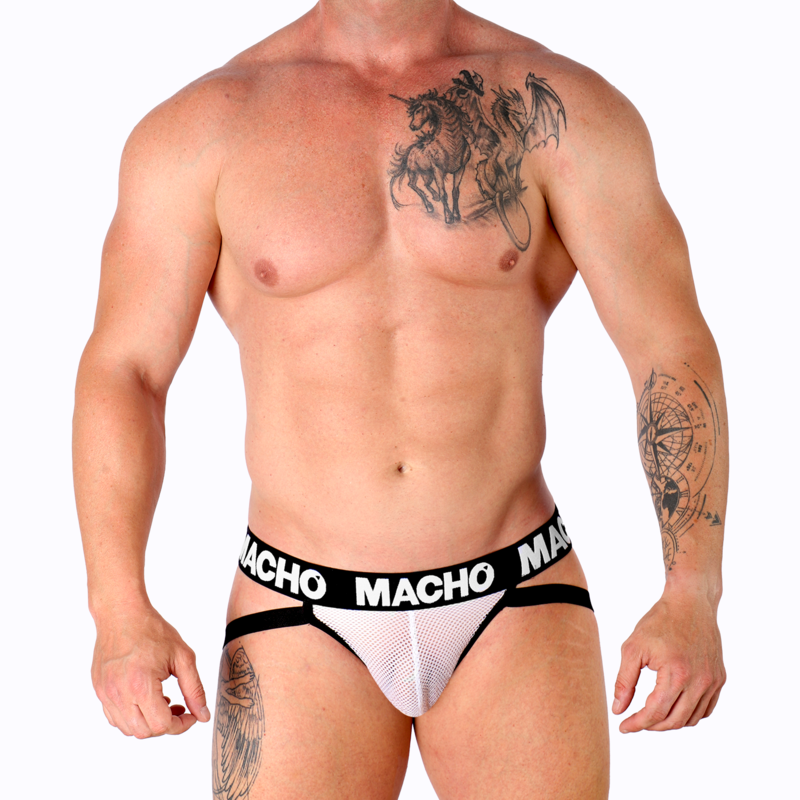 MACHO - MX26X1 JOCK GRID BRANCO S