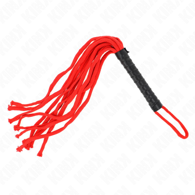 KINK - CHICOTE DE CORDA ROJO 56 CM