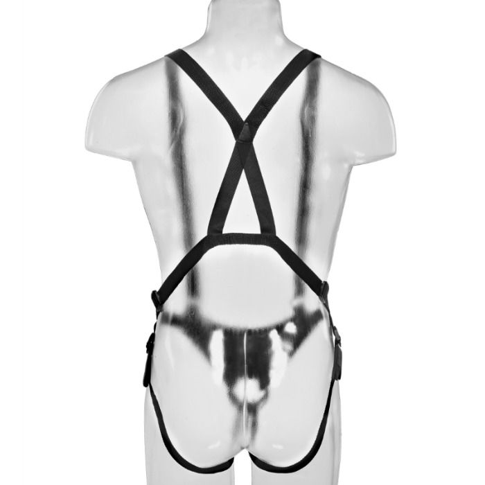 KING COCK - 25,5 CM HOLLOW STRAP-ON SUSPENDER SYSTEM CARNE