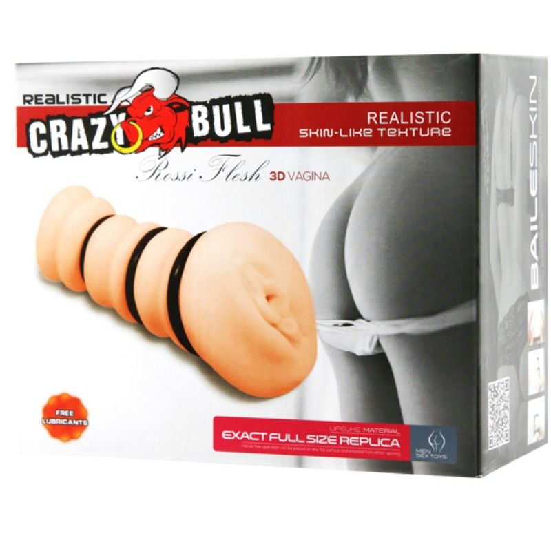 CRAZY BULL - MASTURBADOR COM ANÉIS VAGINA MODELO 2