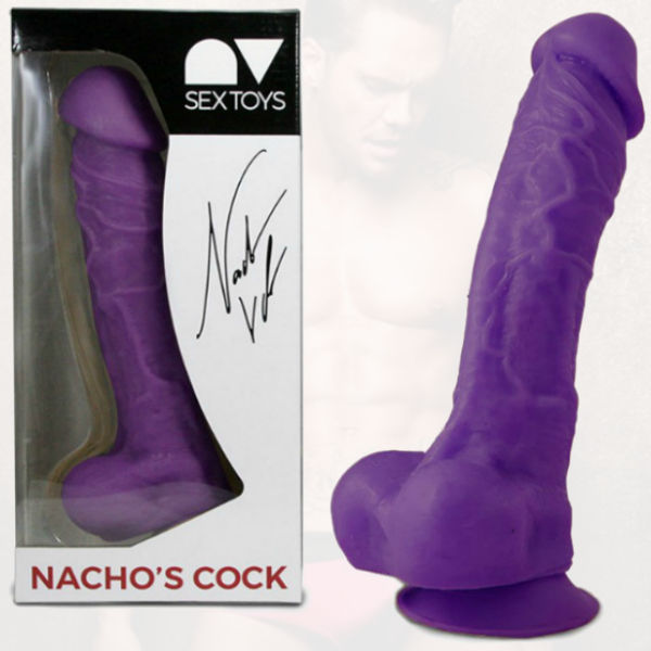 NACHO VIDAL - NACHO VIDAL RÉPLICA DO PÉNIS 24CM LILAC