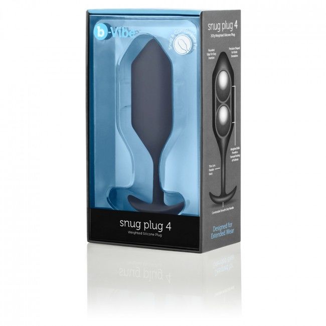 B-VIBE - PLUG ANAL SNUG 4 PRETO