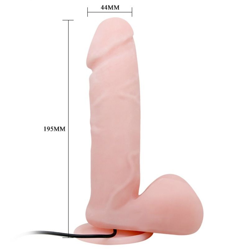 BAILE - VIBRADOR REALÍSTICO OLIVER COM FUNO DE ROTAO