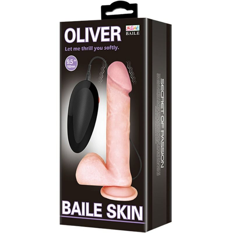 BAILE - OLIVER DILDO REALÍSTICO COM VIBRAO