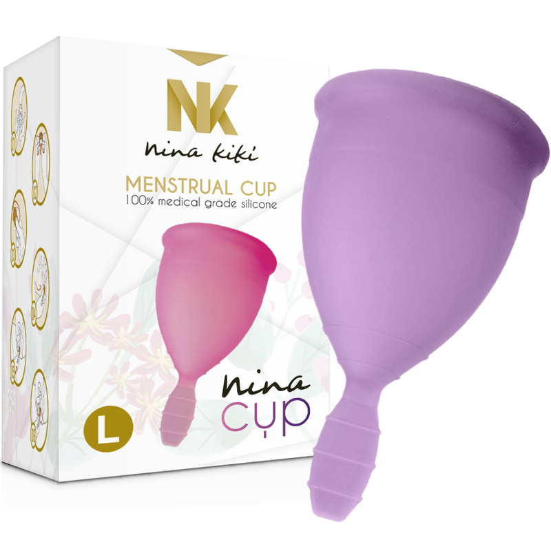 NINA KIKÍ - COPO MENSTRUAL ROXO - TAMANHO L