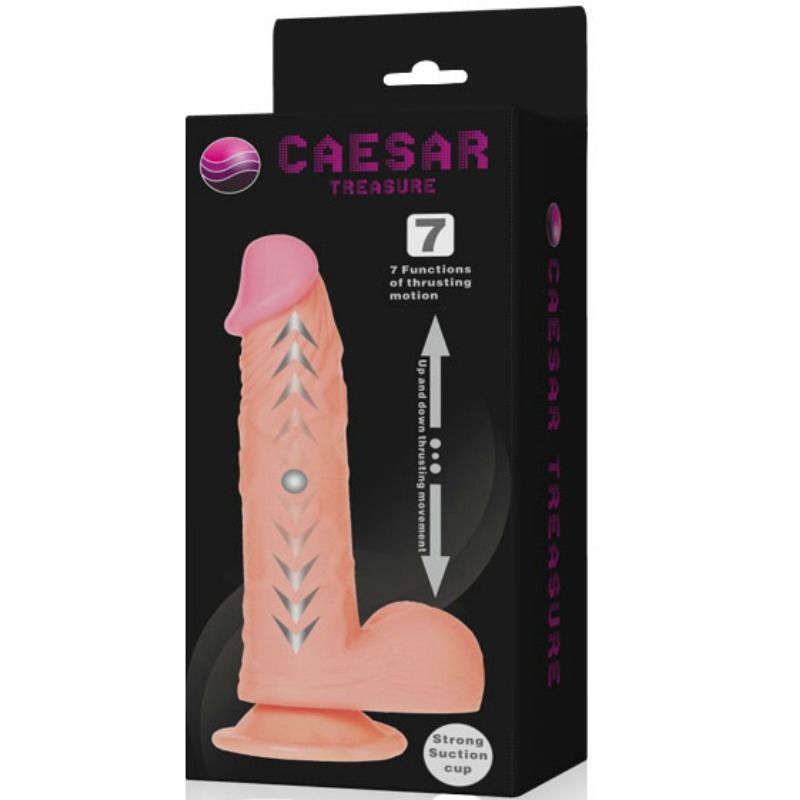 BAILE - CAESAR TREASURE REALISTIC DILDO UP & DOWN FUNÇÃO