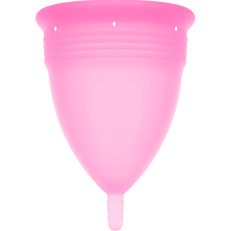 STERCUP - COPO MENSTRUAL DE SILICONE FDA ROSA - TAMANHO L