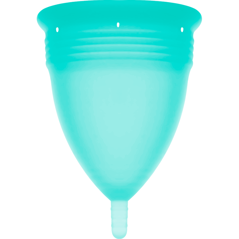 STERCUP - COPO MENSTRUAL DE SILICONE FDA AQUAMARINE - TAMANHO L