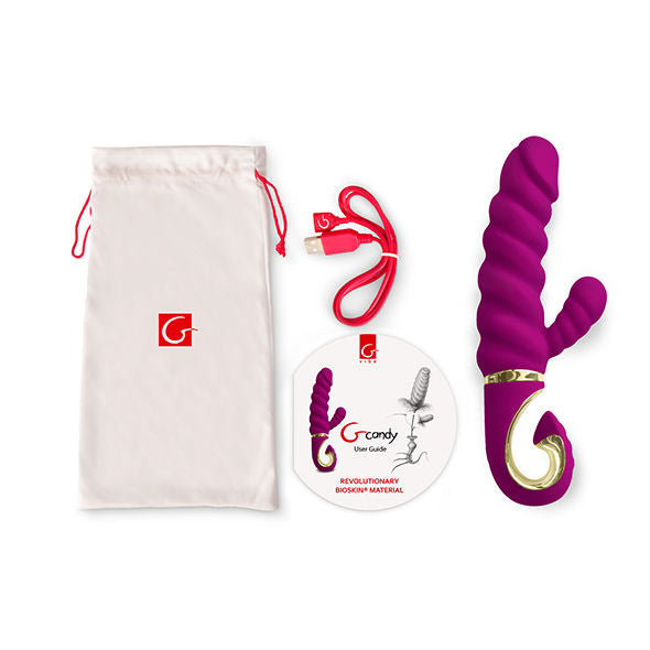 G-VIBE - BRINQUEDOS DIVERTIDOS COELHO VIBRADOR GCANDY SWEET RASPBERRY