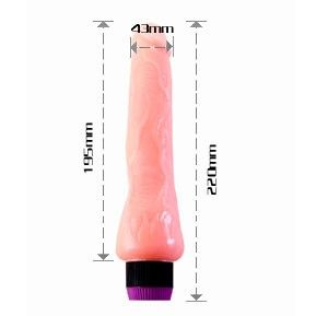 BAILE - VIBRADOR REALÍSTICO 19.5 CM