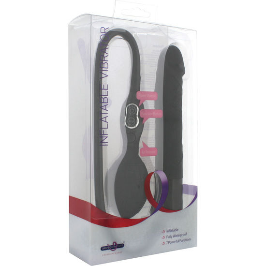 SEVEN CREATIONS - VIBRADOR INFLVEL PRETO