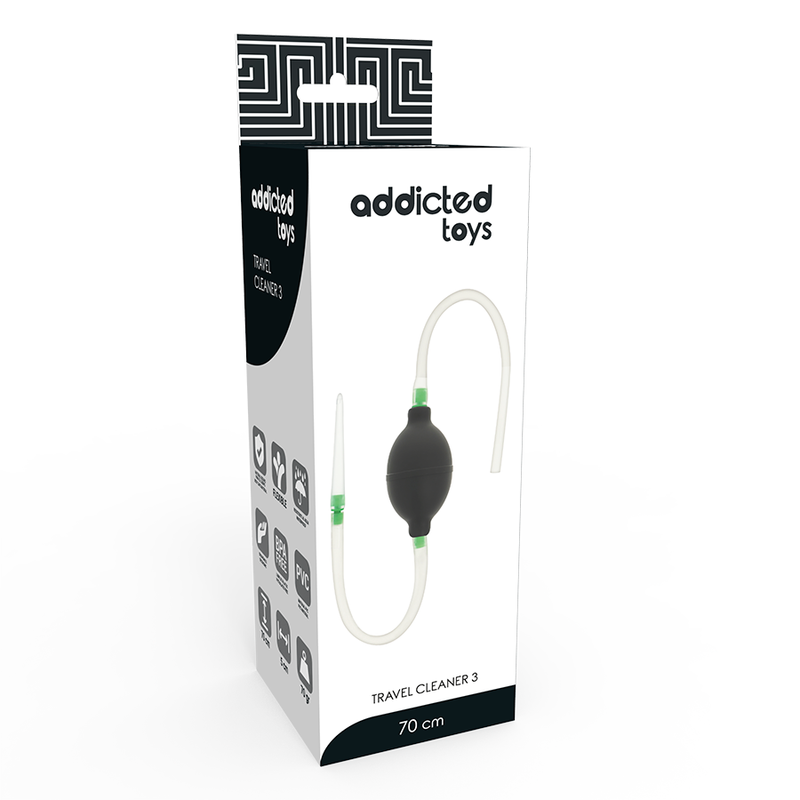 ADDICTED TOYS - CONJUNTO DE ENEMA PRETO