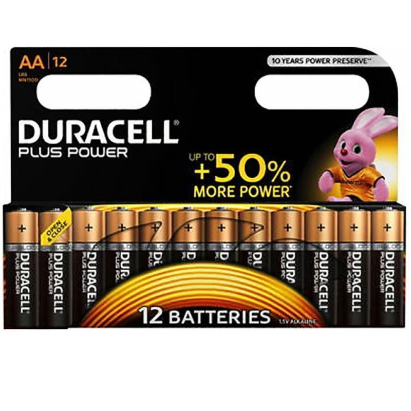 DURACELL - BATERIA PLUS POWER AA LR6 12UNIDADES