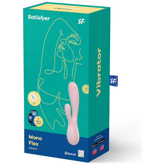 SATISFYER - MONO FLEX VERMELHO COM APLICATIVO