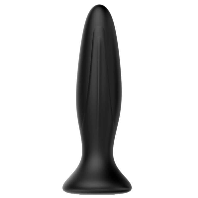 MR PLAY - PLUG ANAL VIBRADOR PRETO RECARREGVEL