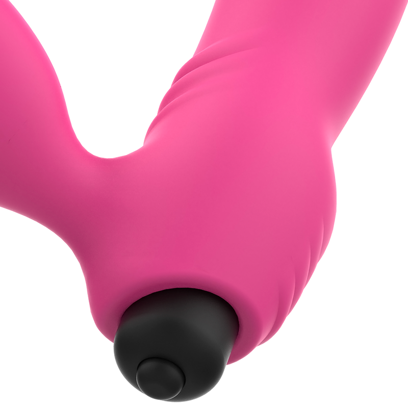 OHMAMA - VIBRADOR DE ESTIMULAÇÃO DUPLA BIX EDIÇÃO DE NATAL ROSA