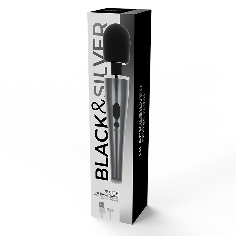 BLACK&SILVER - VARINHA DE MASSAGEM DEXTER