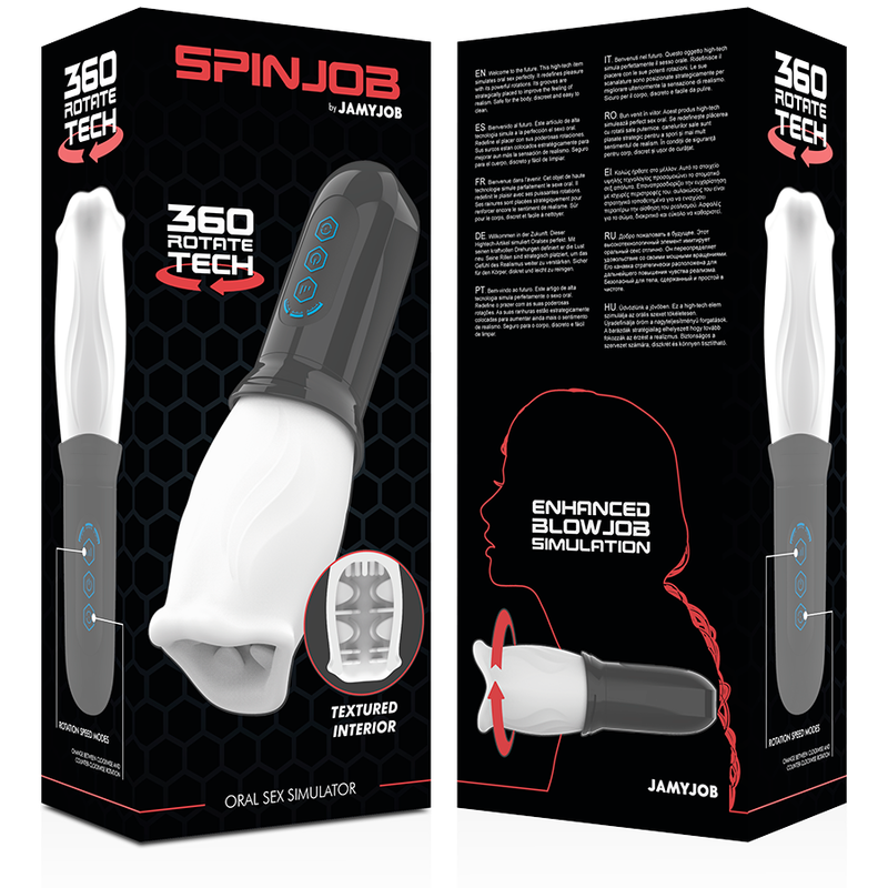 JAMYJOB - ESTIMULADOR DE SEXO ORAL SPINJOB