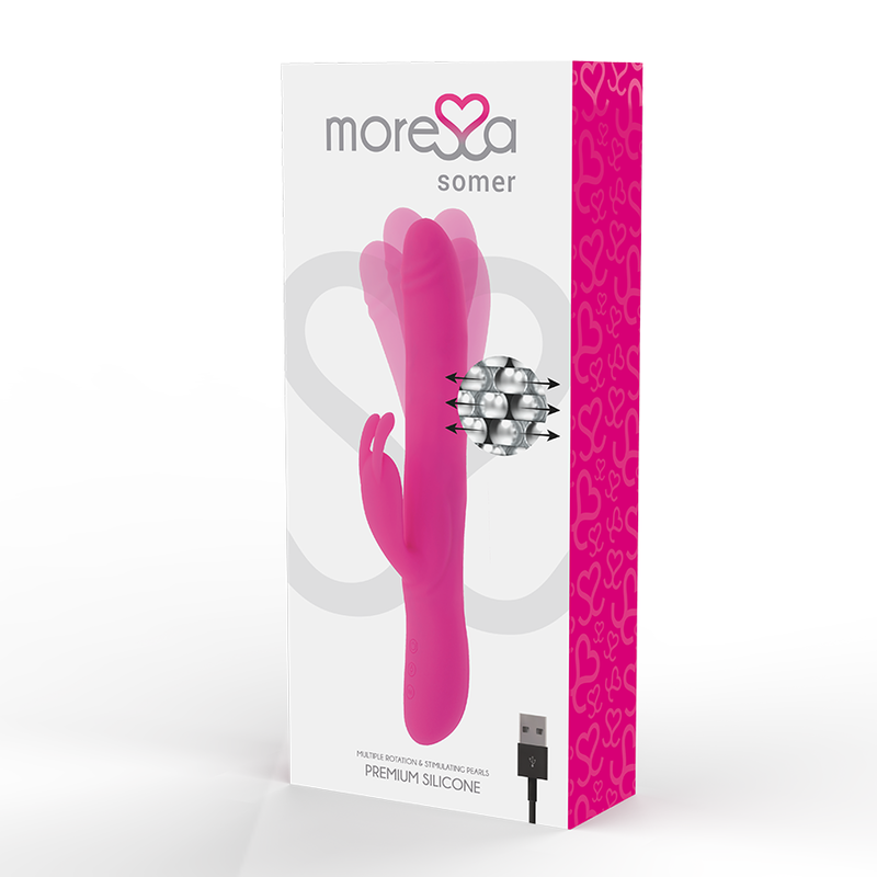 MORESSA - VIBRADOR PREMIUM SOMER COM ROTAO MÚLTIPLA